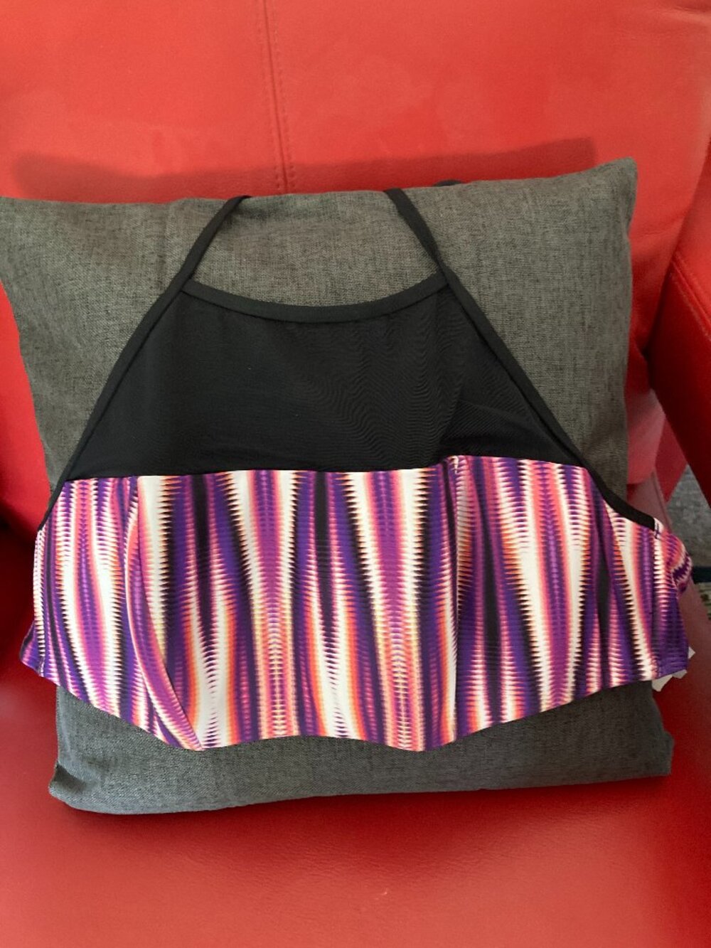 Swim Systems halter bikini top, DD cup, New with Tags